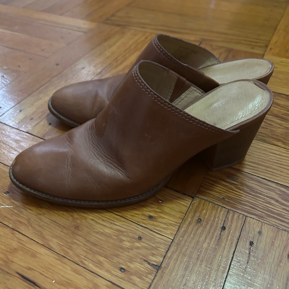 Madewell Brown Mules - Size 7.5